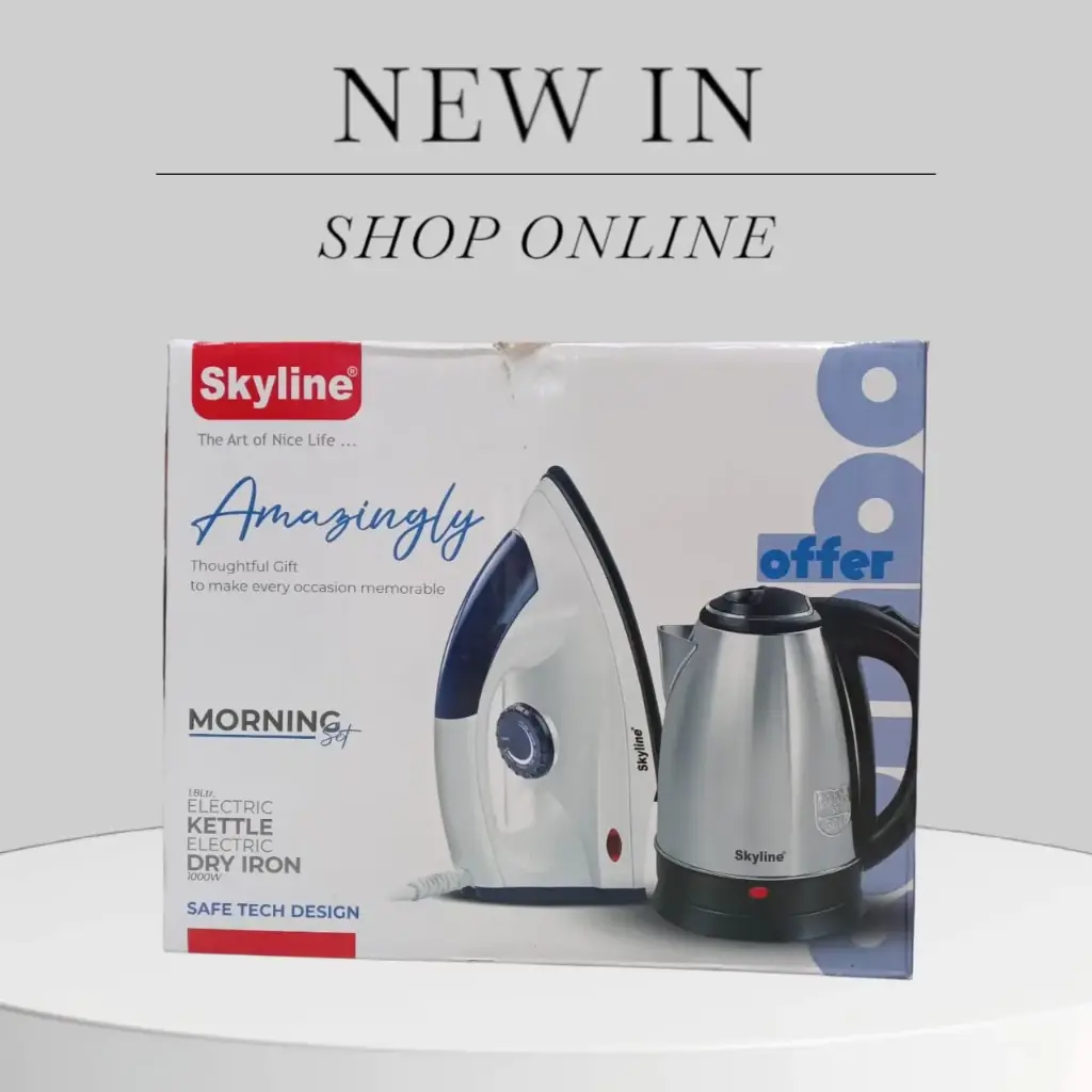 Electric dry Iron+Kettle