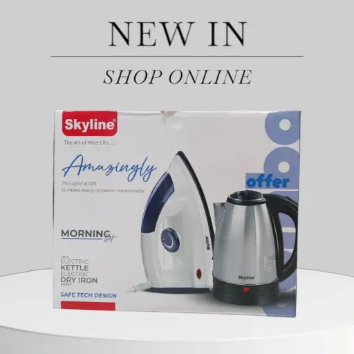 Electric dry Iron+Kettle